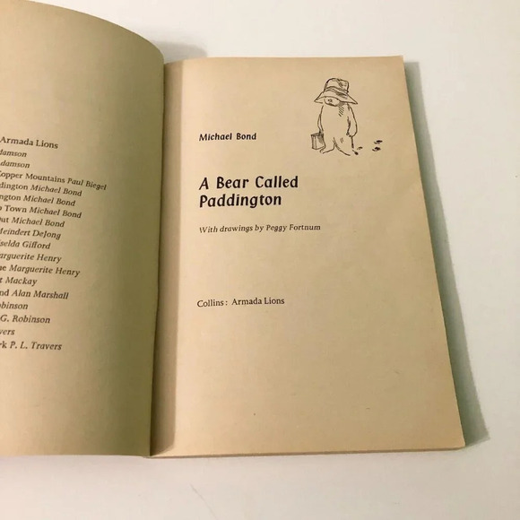 Vtg 1972  Bear Called Paddington The Air Armada Lion Book Paperback Michael Bond - Picture 8 of 16
